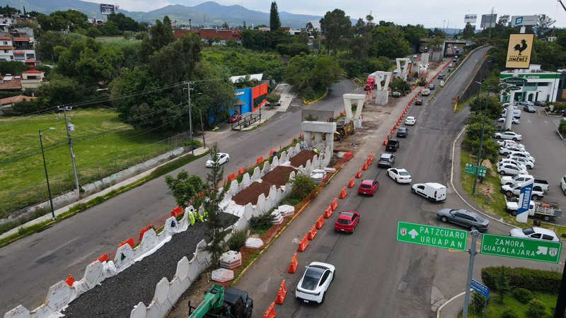 Vista del proyecto Distribuidor Vial Salida a Pátzcuaro