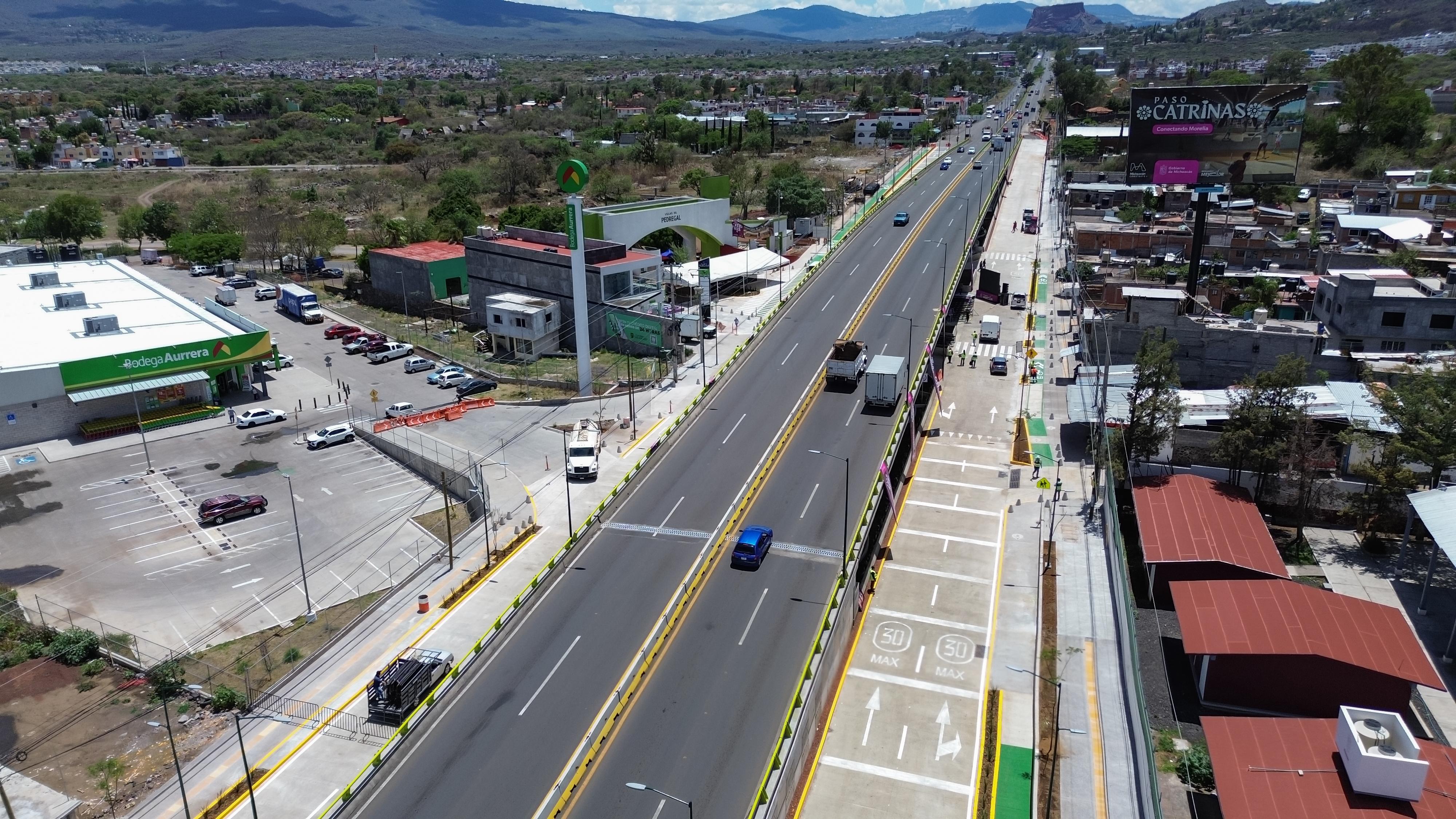 Detalle de los pilares de soporte