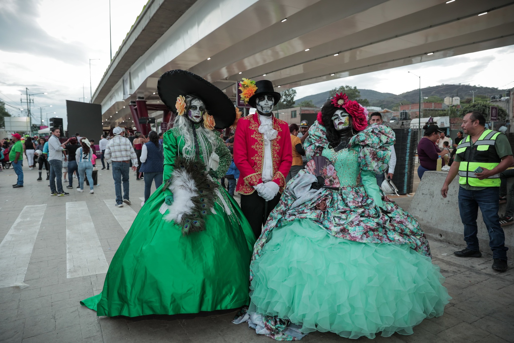 Iluminación nocturna del puente