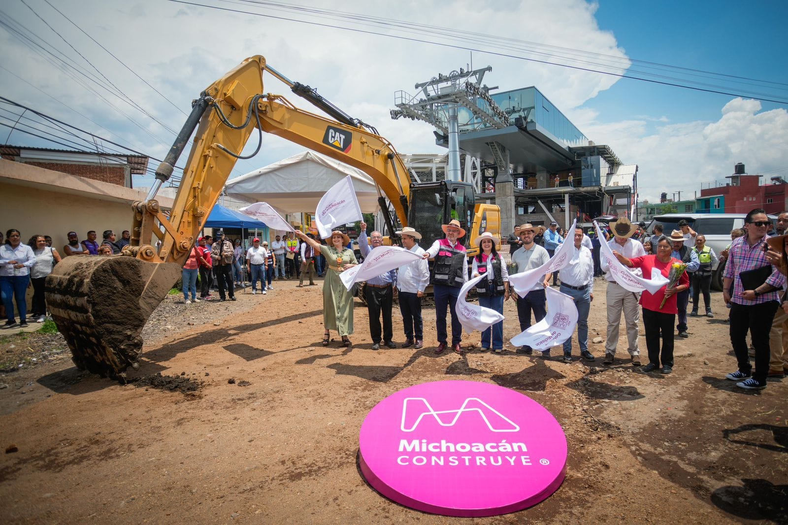 Trabajos nocturnos en estación