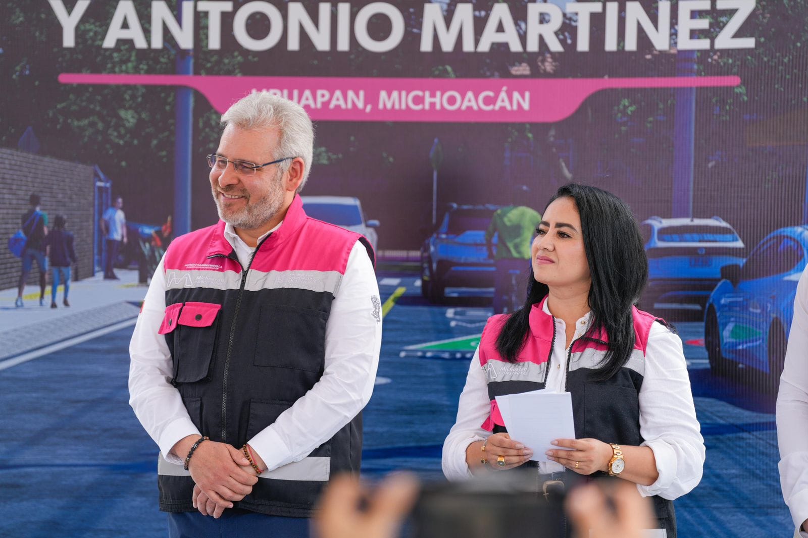 Vista del cableado inicial